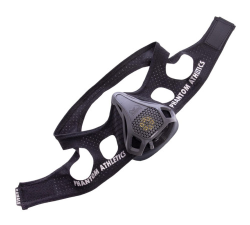 Маска тренувальна дихальна для кросфіту Training Mask SP-Sport PHANTOM чорний