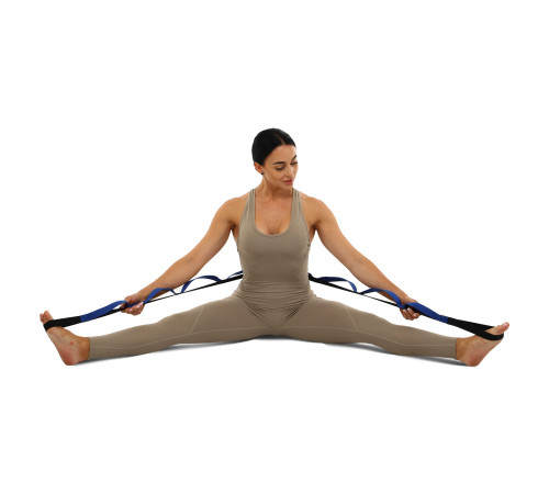 Лента стропа с петлями для растяжки Stretch Strap Record 11 петель цвета в ассортименте