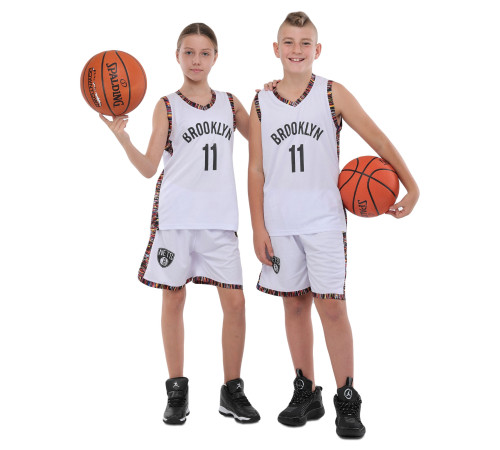 Форма баскетбольна дитяча NBA клуб Brooklyn Nets 11 S-2XL білий
