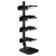 Стелаж модульний для інвентаря кросфіт STORAGE RACK LiveUp розмір-55x60x180см чорний