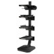 Стелаж модульний для інвентаря кросфіт STORAGE RACK LiveUp розмір-55x60x180см чорний