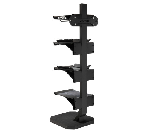 Стелаж модульний для інвентаря кросфіт STORAGE RACK LiveUp розмір-55x60x180см чорний