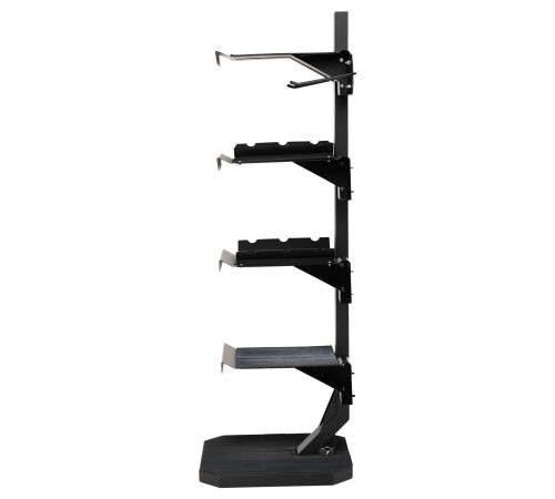 Стелаж модульний для інвентаря кросфіт STORAGE RACK LiveUp розмір-55x60x180см чорний