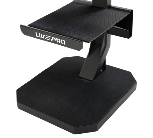 Стелаж модульний для інвентаря кросфіт STORAGE RACK LiveUp розмір-55x60x180см чорний