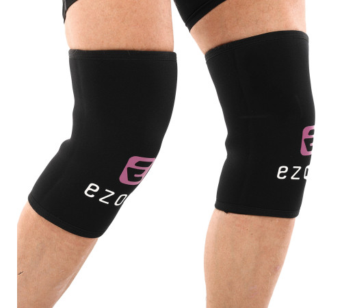 Наколенники для приседа и пауэрлфтинга 2штуки SQUAT KNEECAP EZOUS S-XL черный