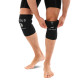 Наколенники для приседа и пауэрлфтинга 2штуки SQUAT KNEECAP EZOUS S-XL черный