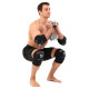 Наколенники для приседа и пауэрлфтинга 2штуки SQUAT KNEECAP EZOUS S-XL черный