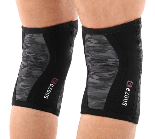 Наколенники для приседа и пауэрлфтинга 2штуки CROSSFIT KNEECAP EZOUS S-XL камуфляж