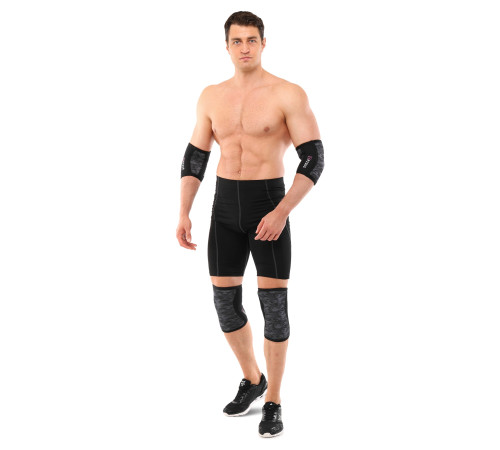 Наколенники для приседа и пауэрлфтинга 2штуки CROSSFIT KNEECAP EZOUS S-XL камуфляж