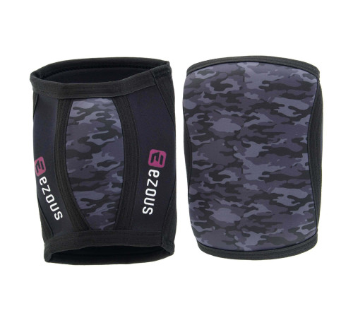 Наколенники для приседа и пауэрлфтинга 2штуки CROSSFIT KNEECAP EZOUS S-XL камуфляж