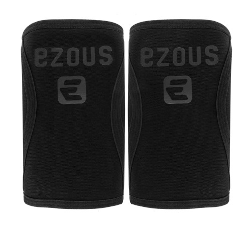 Наколенники для приседа и пауэрлфтинга 2штуки KNEE SLEEVE EZOUS S-XL черный