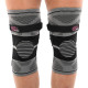 Наколінники спортивні еластичні компресійні з фіксуючим ременем KNEE BRACE EZOUS 2шт M-XL сірий-чорний