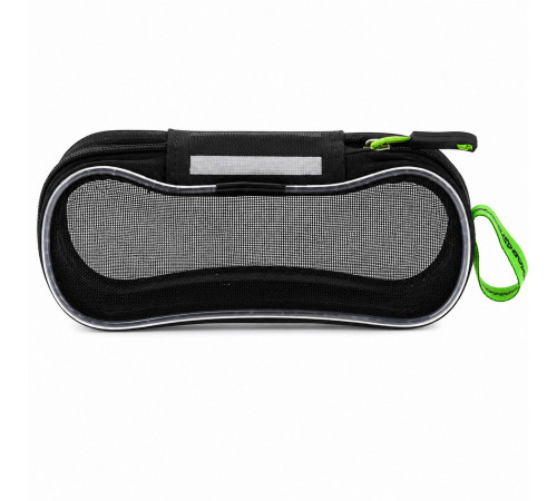 Чохол окулярів для плавання MadWave MESH POUCH чорний-зелений