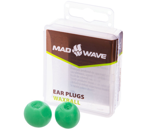 Беруші для плавання силіконові Ear Plug для плавання MadWave кольори в асортименті