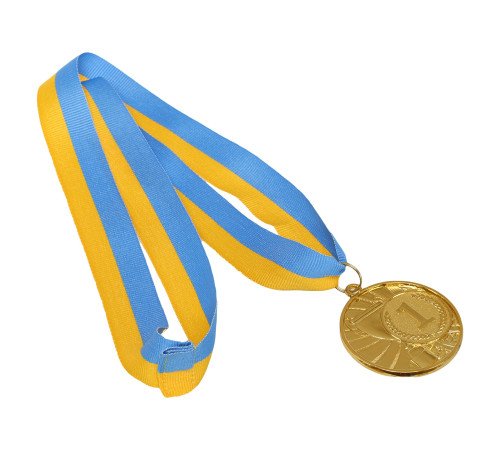 Медаль спортивна зі стрічкою CUP SP-Sport ø5см золото, срібло, бронза