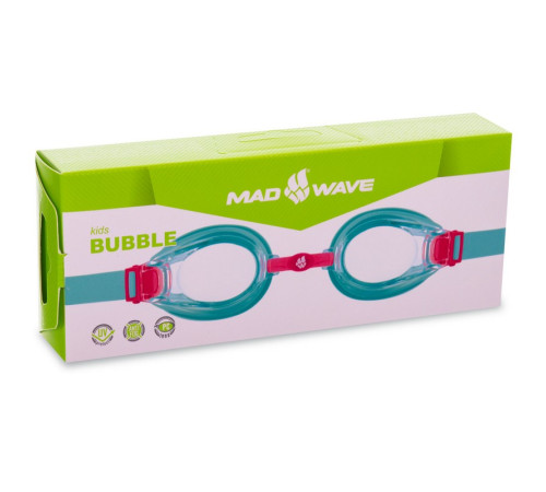 Окуляри для плавання дитячі MadWave BUBBLE KIDS кольори в асортименті