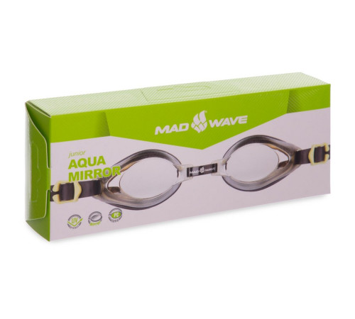 Очки для плавания юниорские зеркальные линзы MadWave AQUA MIRROR JUNIOR цвета в ассортименте