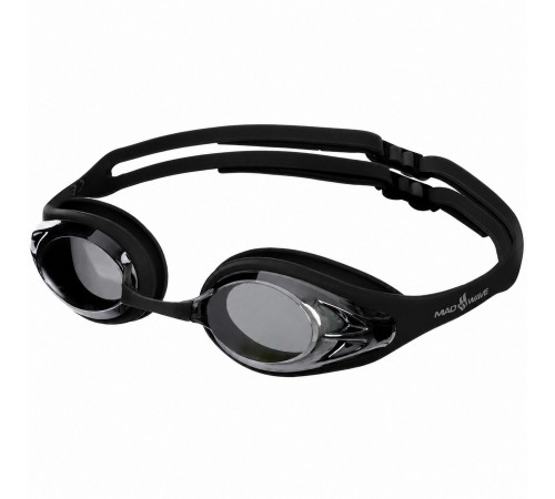 Очки для плавания взрослые зеркальные линзы MadWave Alligator mirror цвета в ассортименте