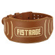 Пояс атлетичний шкіряний FISTRAGE спинка-15см розмір-S-XL коричневий