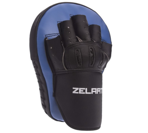 Лапа боксерська вигнута тренувальна PU ZELART 25x19x4см 2штуки кольори в асортименті