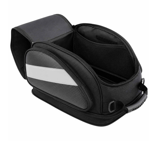 Сумка на бак мотоцикла на магнітах із вікном під телефон Tank Bag BUOTAI 39х30х27см чорний