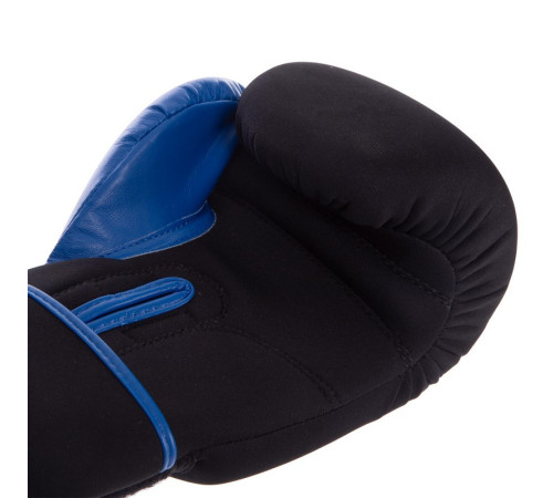 Рукавиці боксерські на липучці неопренові UFC PRO Washable S-M синій