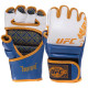 Рукавиці для змішаних єдиноборств MMA UFC TrueThai S-M синій-білий