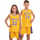 Форма баскетбольна дитяча NBA клуб Los Angeles Lakers 23 S-2XL кольори в асортименті