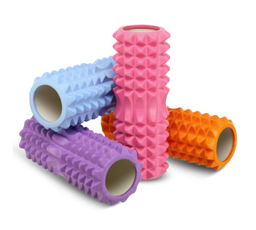 Ролер масажний циліндр (ролик мфр) 33см Grid Spine Roller SP-Sport кольори в асортименті