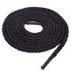 Канат для кросфіту в захисному рукаві Combat Battle Rope BATTLE ROPE Zelart 12м чорній