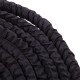 Канат для кросфіту в захисному рукаві Combat Battle Rope BATTLE ROPE Zelart 12м чорній