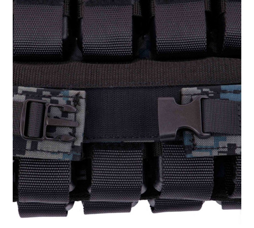 Жилет обважнювач з регульованою вагою Zelart WEIGTH VEST вага-1-30кг камуфляж