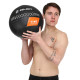 М'яч набивний медичний для кросфіту WALL BALL Zelart вага-11кг чорний