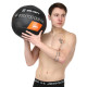 Мяч набивной медицинский для кроссфита WALL BALL Zelart вес-6кг черный