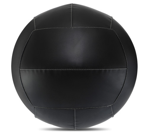 Мяч набивной медицинский для кроссфита WALL BALL Zelart вес-9кг черный