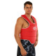 Жилет захисний для тхеквондо двосторонній BOXER S-XL синій-червоний