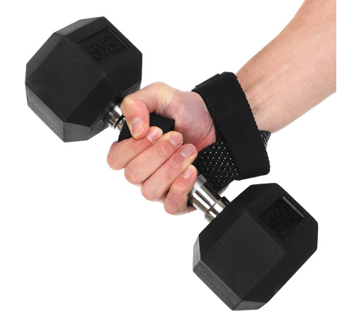 Лямки для тяги LIFTING STRAP EZOUS 2шт чорний