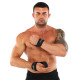 Лямки для тяги LIFTING STRAP EZOUS 2шт черный-серый