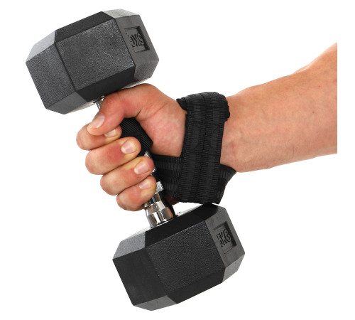 Лямки для тяги LIFTING STRAP EZOUS 2шт черный-серый