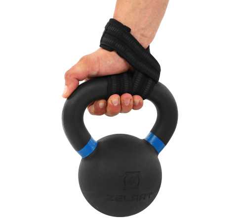 Лямки для тяги LIFTING STRAP EZOUS 2шт черный-серый