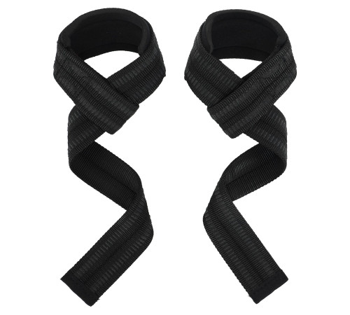Лямки для тяги LIFTING STRAP EZOUS 2шт черный-серый