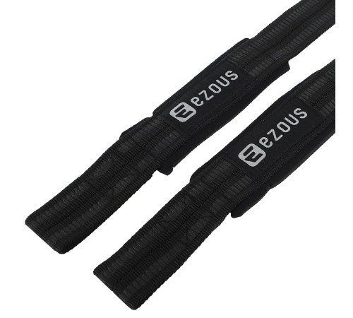 Лямки для тяги LIFTING STRAP EZOUS 2шт черный-серый