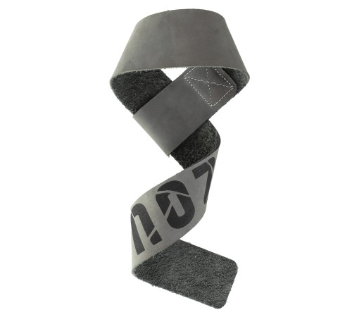 Лямки для тяги LEATHER LIFTING STRAP EZOUS 2шт сірий