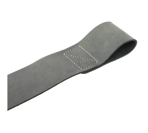 Лямки для тяги LEATHER LIFTING STRAP EZOUS 2шт сірий