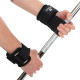 Крюки для подтягивания и тяги на запястья WEIGHTLIFTING HOOK EZOUS 2шт черный