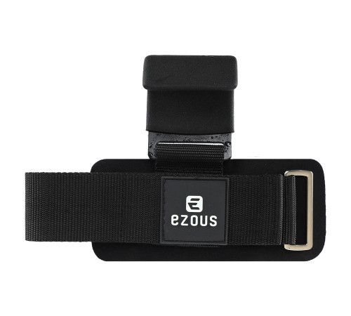 Крюки для подтягивания и тяги на запястья WEIGHTLIFTING HOOK EZOUS 2шт черный