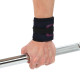 Ремни для тяги кистевые с усилением хвата для штанги и тренажеров STRENGTH WRIST WRAPS EZOUS 2штуки черный