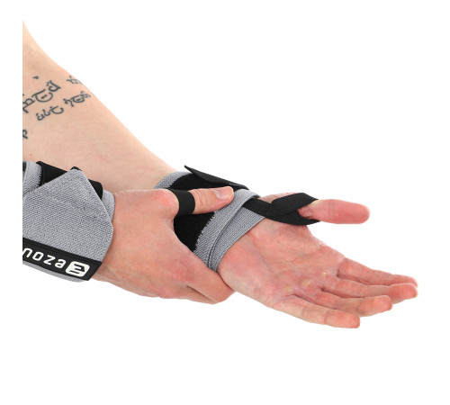 Бинти кистьові для жиму STRENGTH WRIST WRAPS (SOLID SUPPOR) EZOUS 2штуки фіолетовий