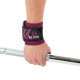 Бинти кистьові для жиму STRONG WRIST WRAPS EZOUS 2штуки чорний-фіолетовий