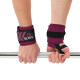 Бинти кистьові для жиму STRONG WRIST WRAPS EZOUS 2штуки чорний-фіолетовий